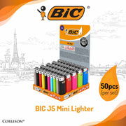 BIC J5 Mini Lighters - Tray of 50
