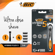 BIC Flex 5 Hybrid Blister 1+4 (Shaver)