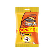 BIC 3 Sensitive Disposable Shaver / Razor - Packs of 12