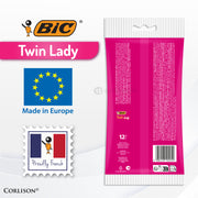 BIC Twin Lady Disposable Female Shaver / Razor - Packs of 12