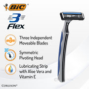 BIC Flex 3 Comfort Disposable Shaver / Razor - Pack of 1
