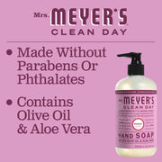 Mrs Meyers Liquid Hand Soap Peony 370ml