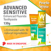 Pearlie White Advanced Sensitive Enhanced Fluoride Toothpaste 130gm
